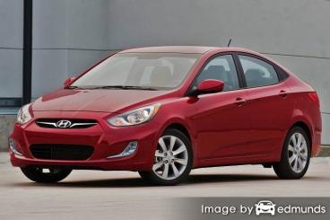 Insurance rates Hyundai Accent in Indianapolis