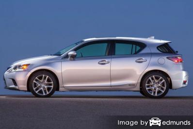 Insurance rates Lexus CT 200h in Indianapolis